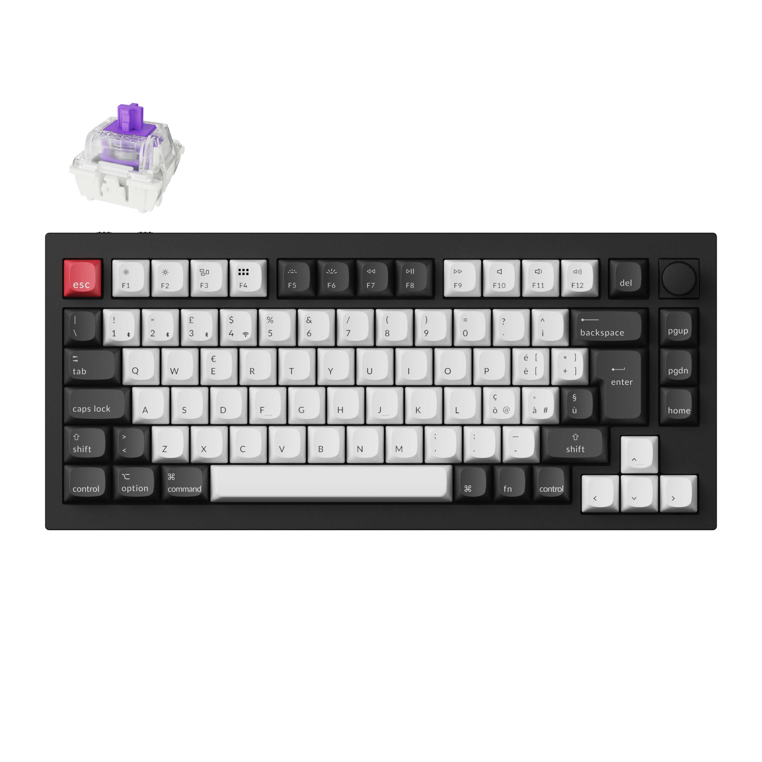 Keychron Q1 HE QMK Wireless Custom Keyboard ISO Layout Collection