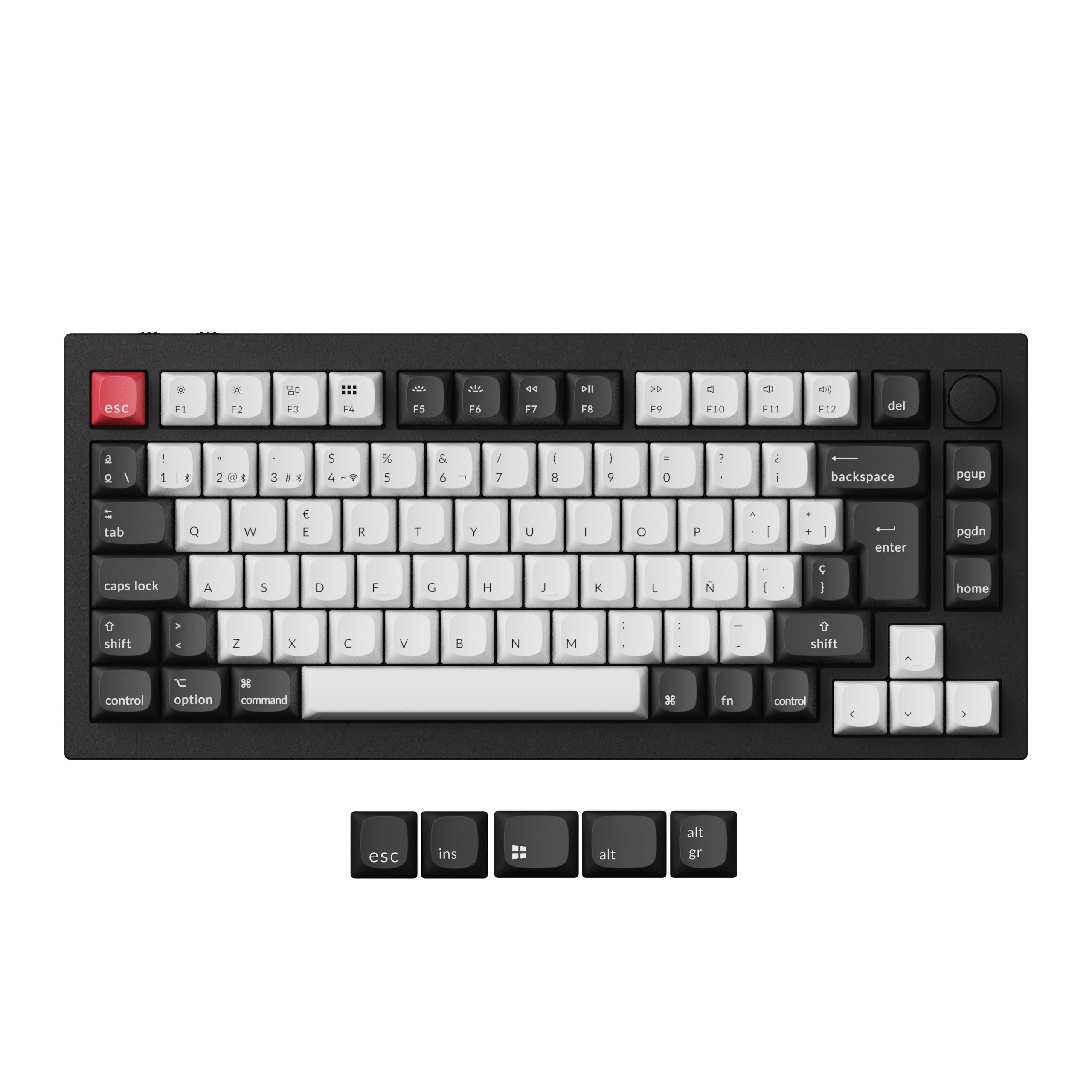 Keychron Q1 HE QMK Wireless Custom Keyboard ISO Layout Collection