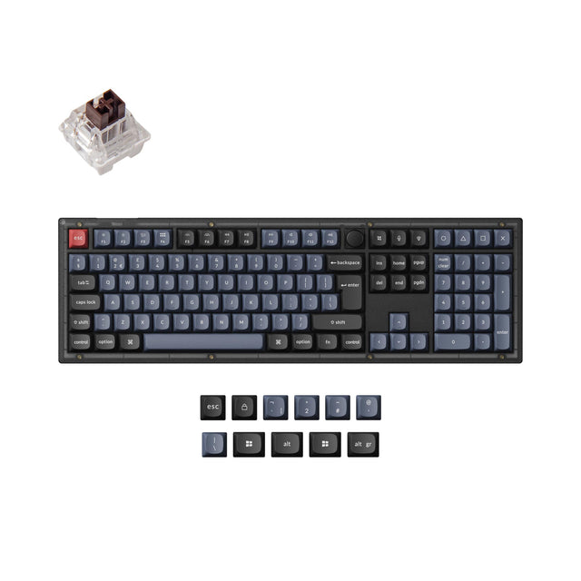 Keychron V6 QMK Custom Mechanical Keyboard ISO Layout Collection ...