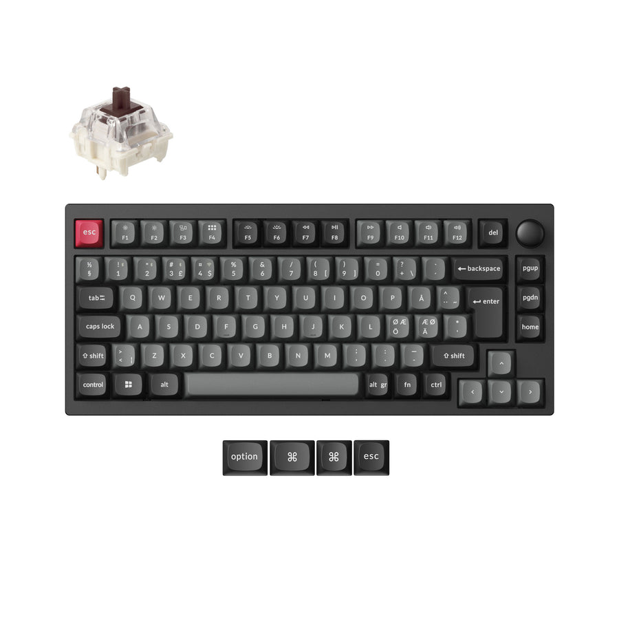 Lemokey P1 QMK Wireless Custom Mechanical Keyboard ISO Layout Collection