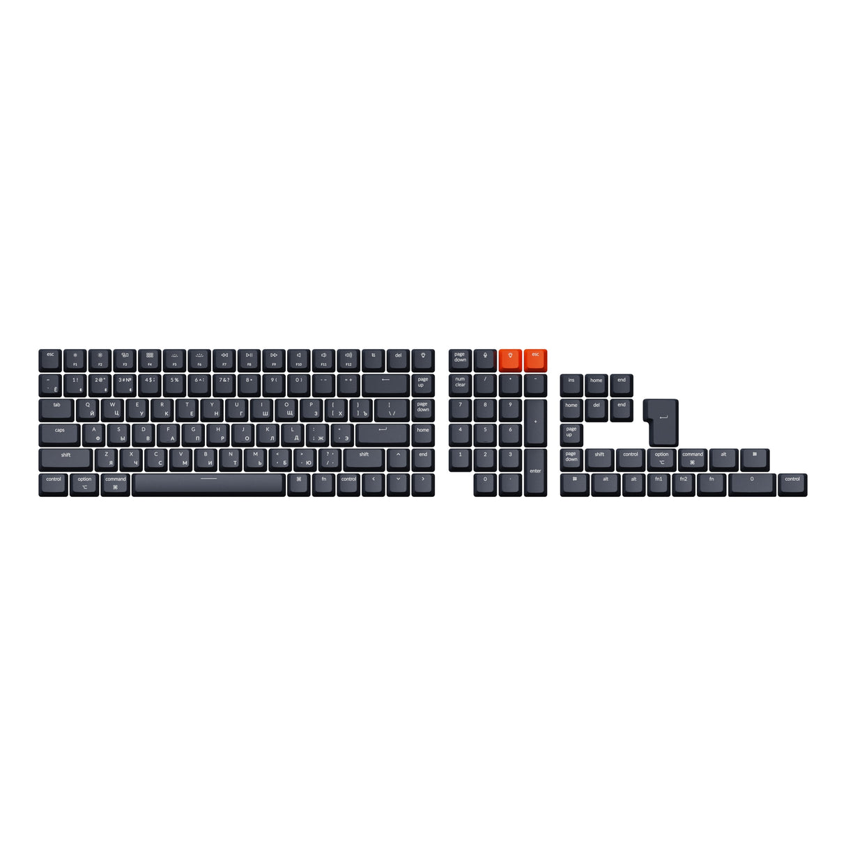 Keychron Russian Layout ABS Full Keycap Set