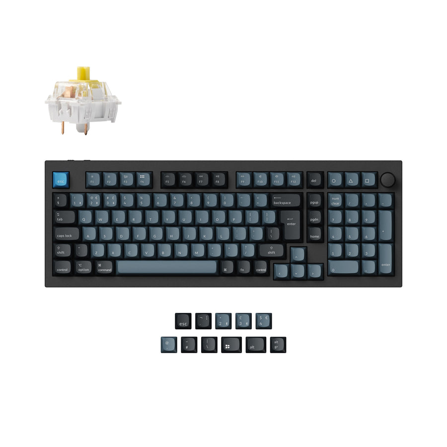 Keychron Q5 Pro QMK/VIA Wireless Custom Mechanical Keyboard ISO Layout Collection