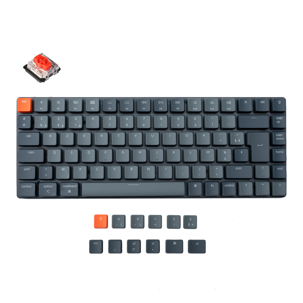 Keychron K3 Ultra-slim Wireless Mechanical Keyboard FR-ISO Layout